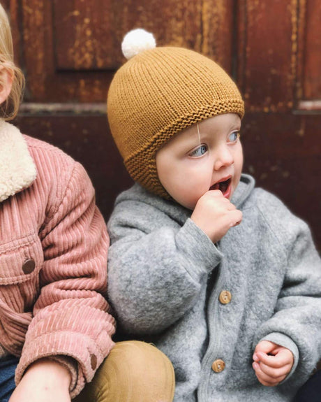 PetiteKnit - Albert's pilot hat 