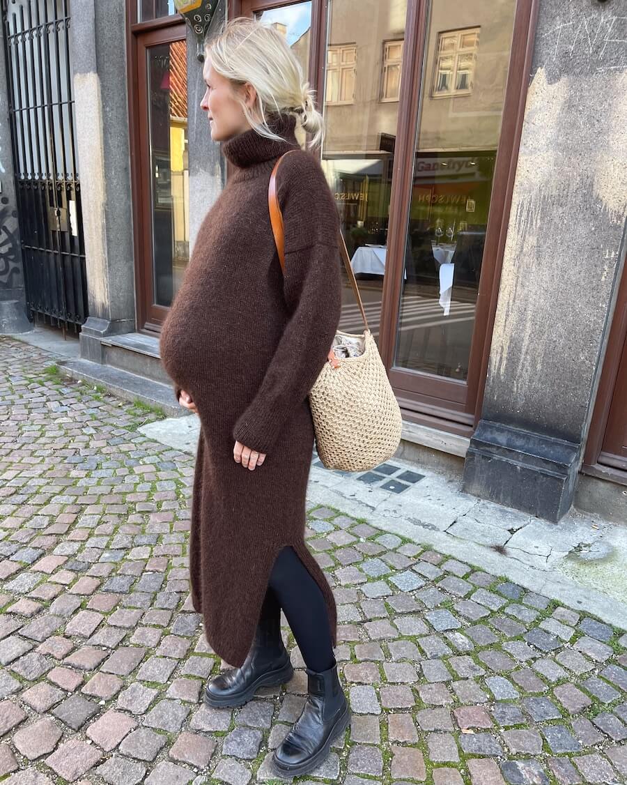 PetiteKnit - Chestnut Dress 