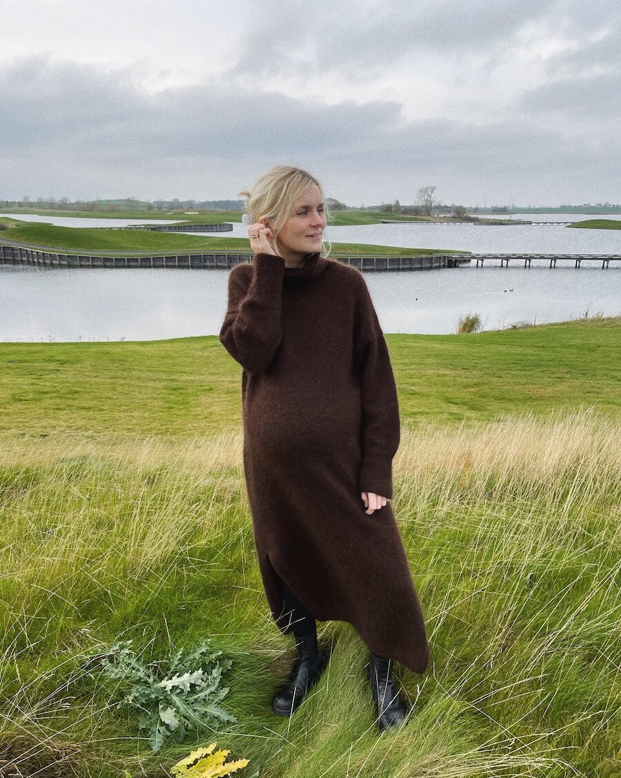 PetiteKnit - Chestnut Dress 