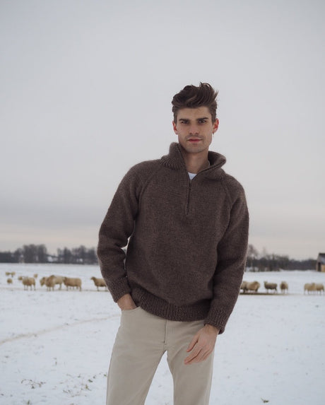 PetiteKnit – Zipper sweater - Men