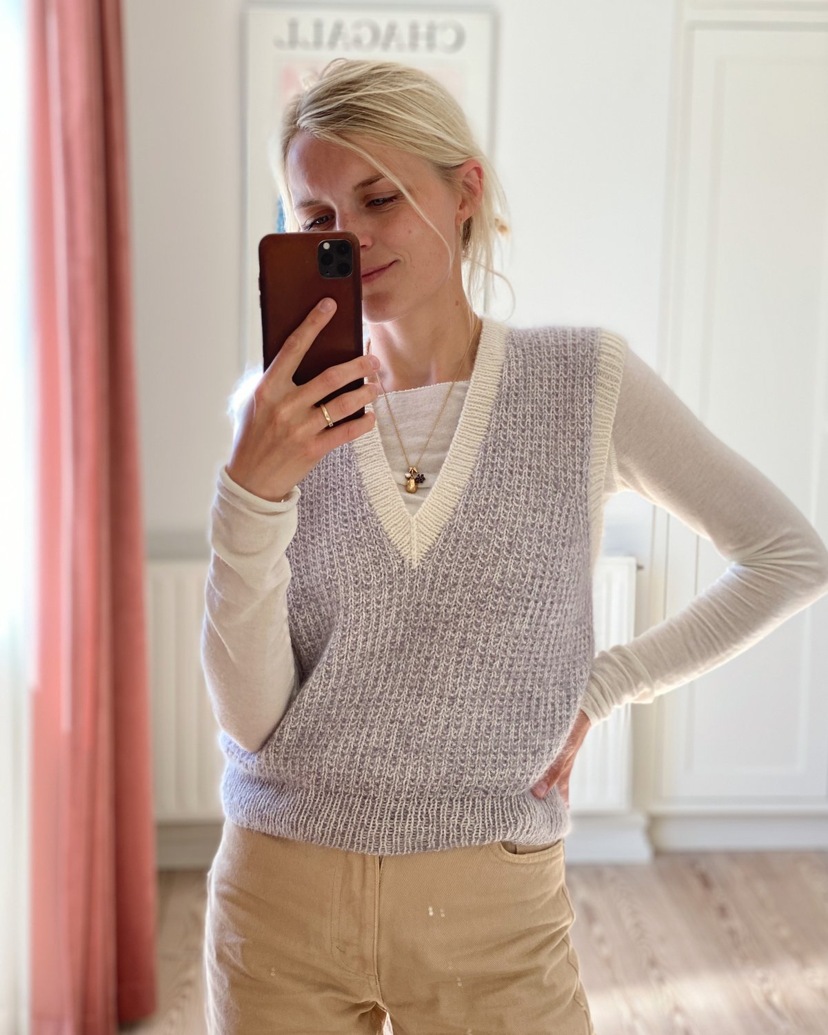 PetiteKnit – Friday Slipover V-neck