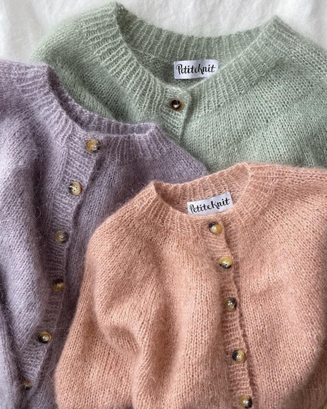 PetiteKnit - Novice cardigan mini - mohair edition