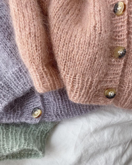 PetiteKnit - Novice cardigan mini - mohair edition