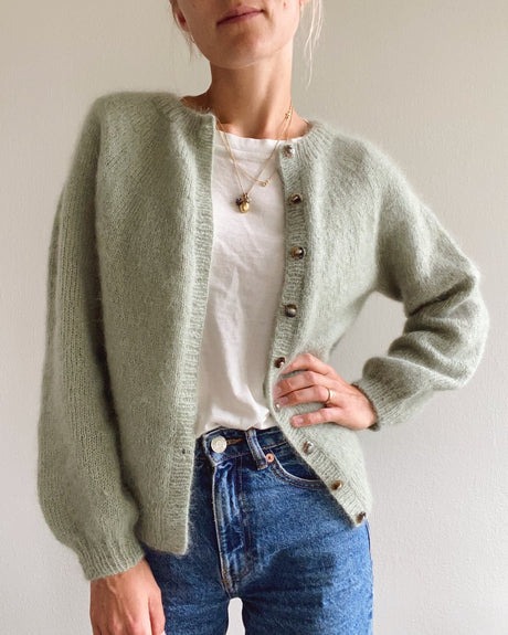 PetiteKnit - Novice cardigan - mohair edition