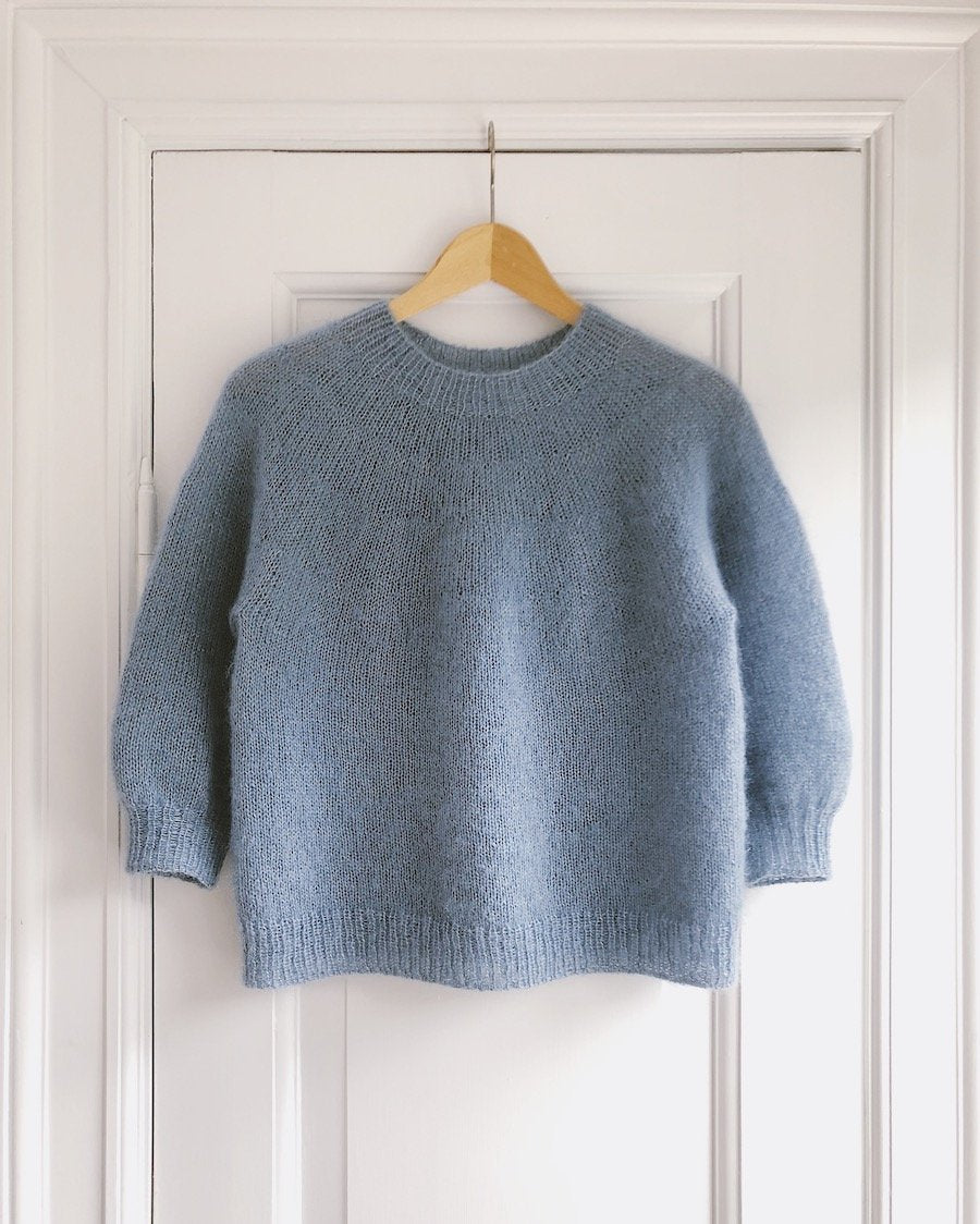 PetiteKnit – Novis sweater mohair edition