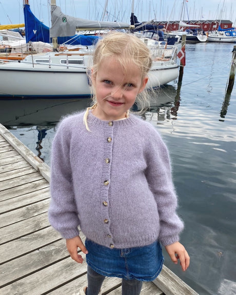PetiteKnit - Novice cardigan junior - mohair edition