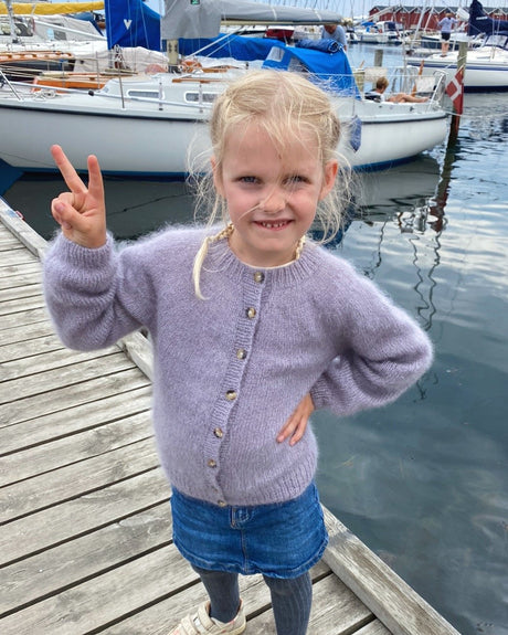 PetiteKnit - Novice cardigan junior - mohair edition