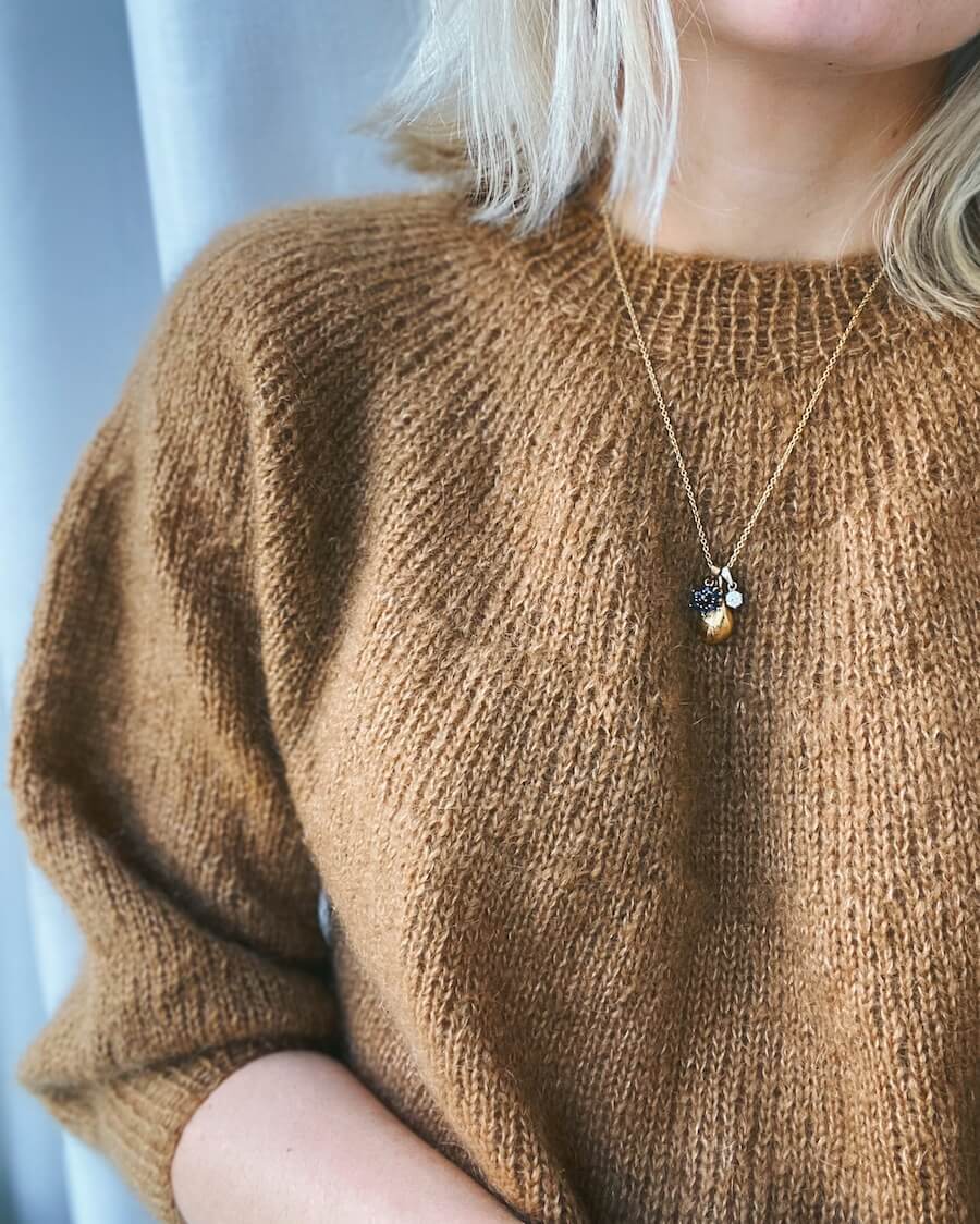 PetiteKnit – Novis sweater mohair edition