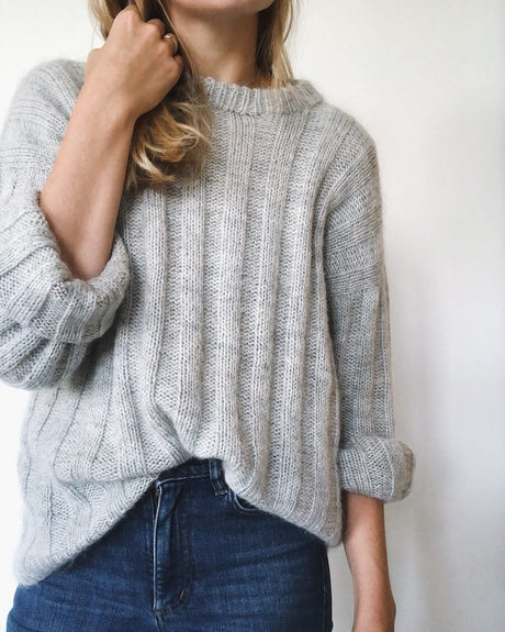 PetiteKnit - Stripes on the length sweater