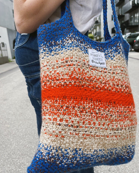 PetiteKnit - Technicolor Tote Bag