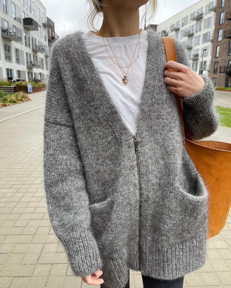 PetiteKnit - Zipper jacket